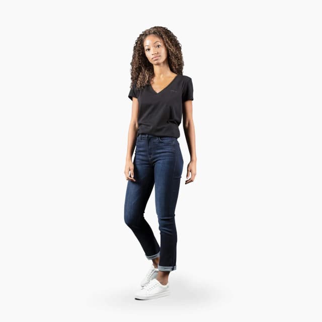 women_small_wordmark_short_sleeve_v-neck_tee